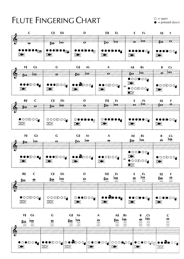 Bassoon Trill Chart